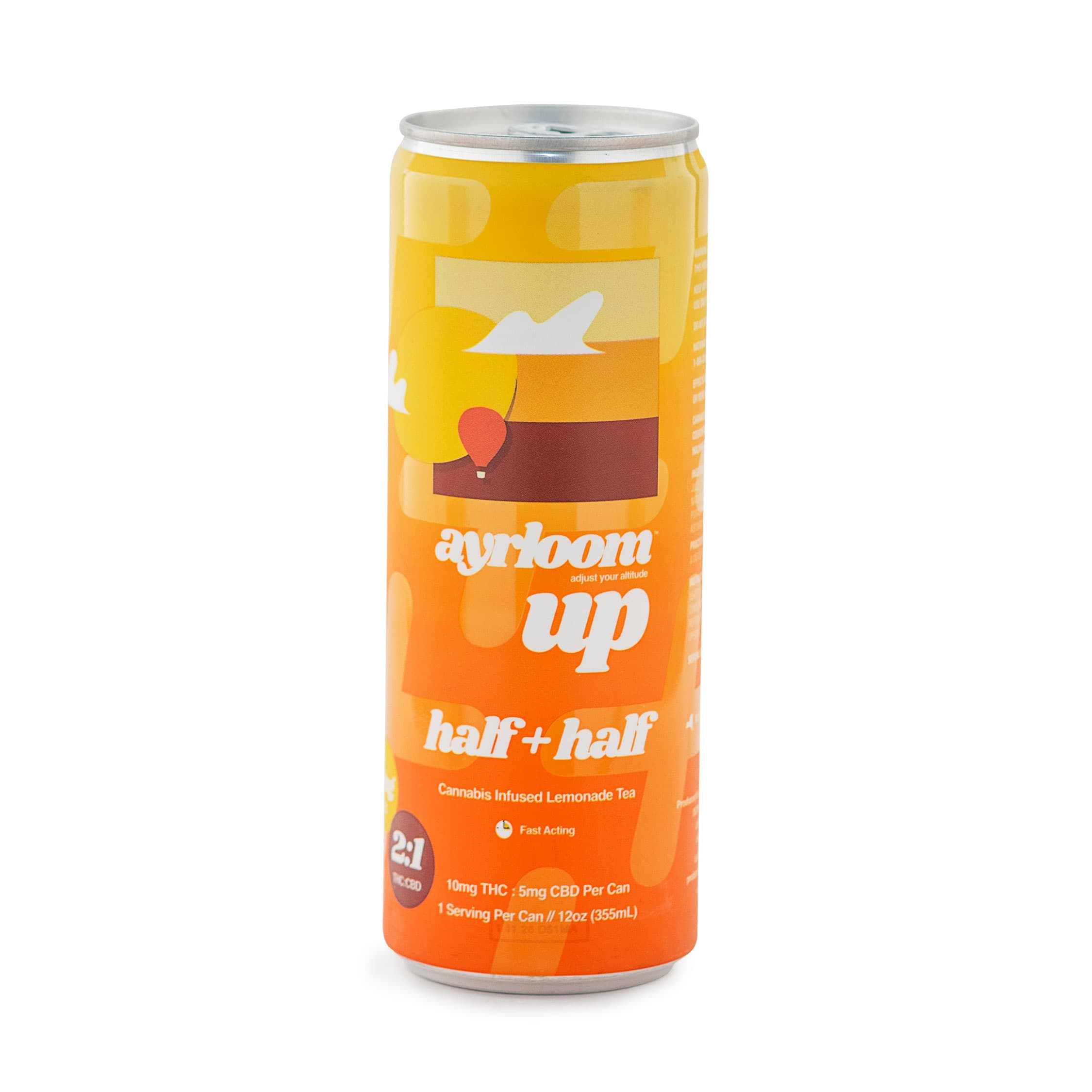 product image for "Up" Half + Half 2:1 Infused Beverage 10mg THC:5mg CBD Ayrloom