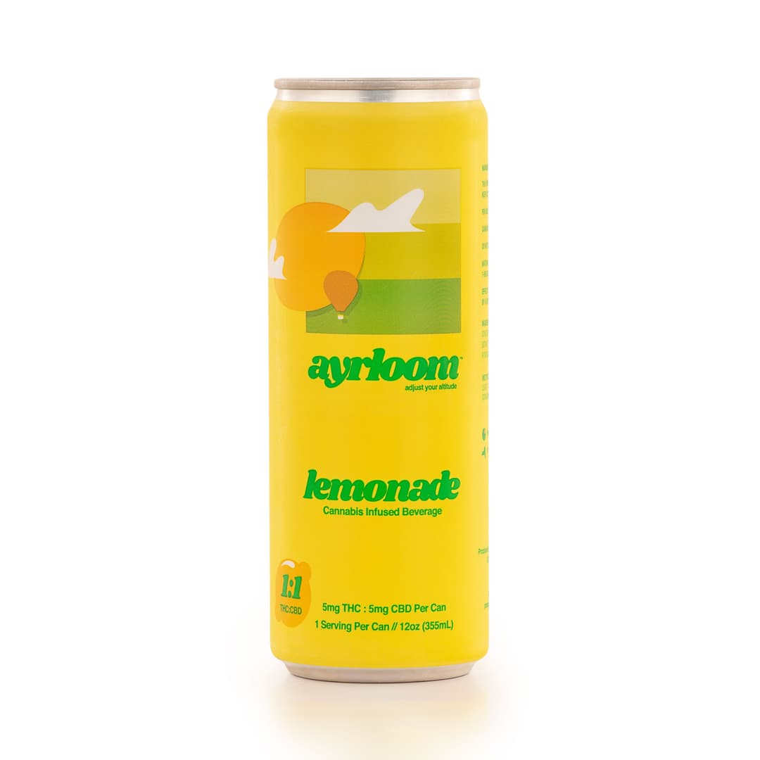 Lemonade • 1:1 Infused Sparkling Water • 5mg - ayrloom | Treehouse Cannabis