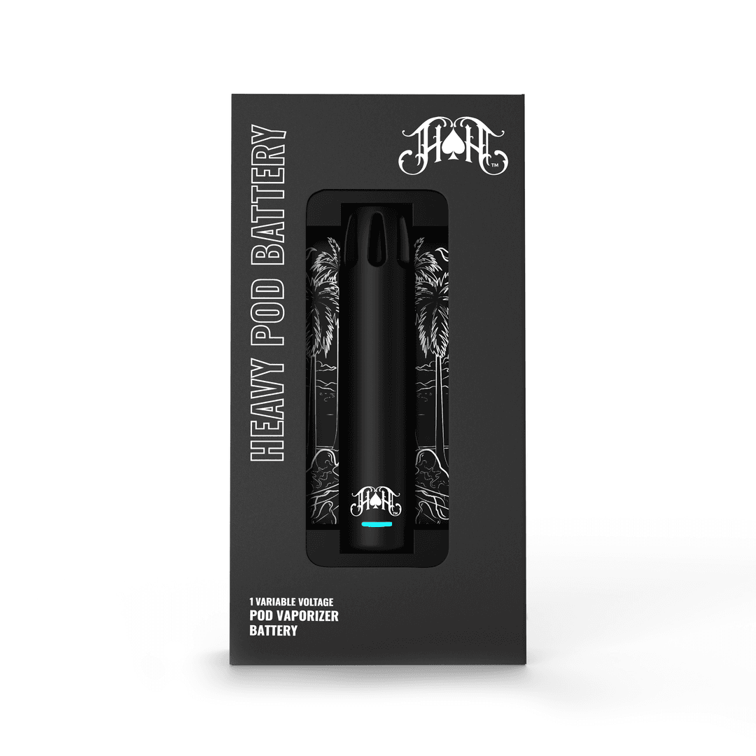 Heavy Pod Battery - Matte Black - High Performance - Heavy Hitters | Treehouse Cannabis