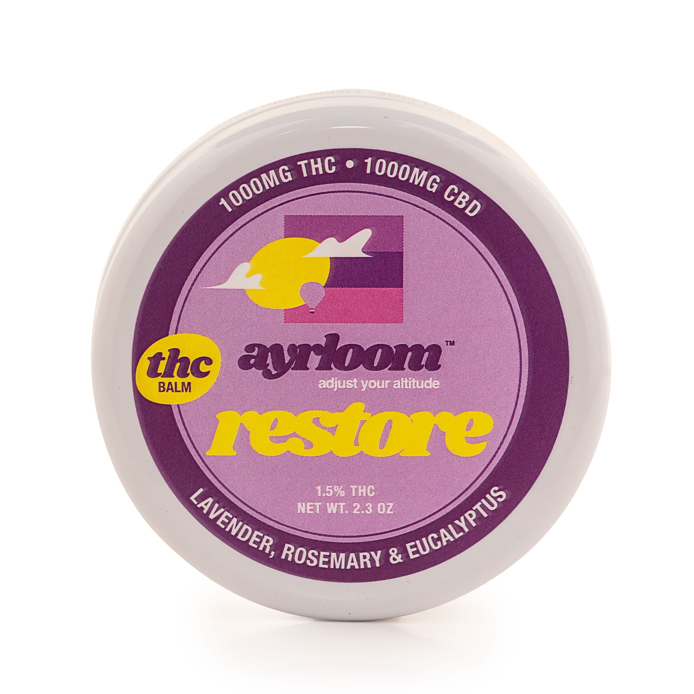 restore THC balm - ayrloom 