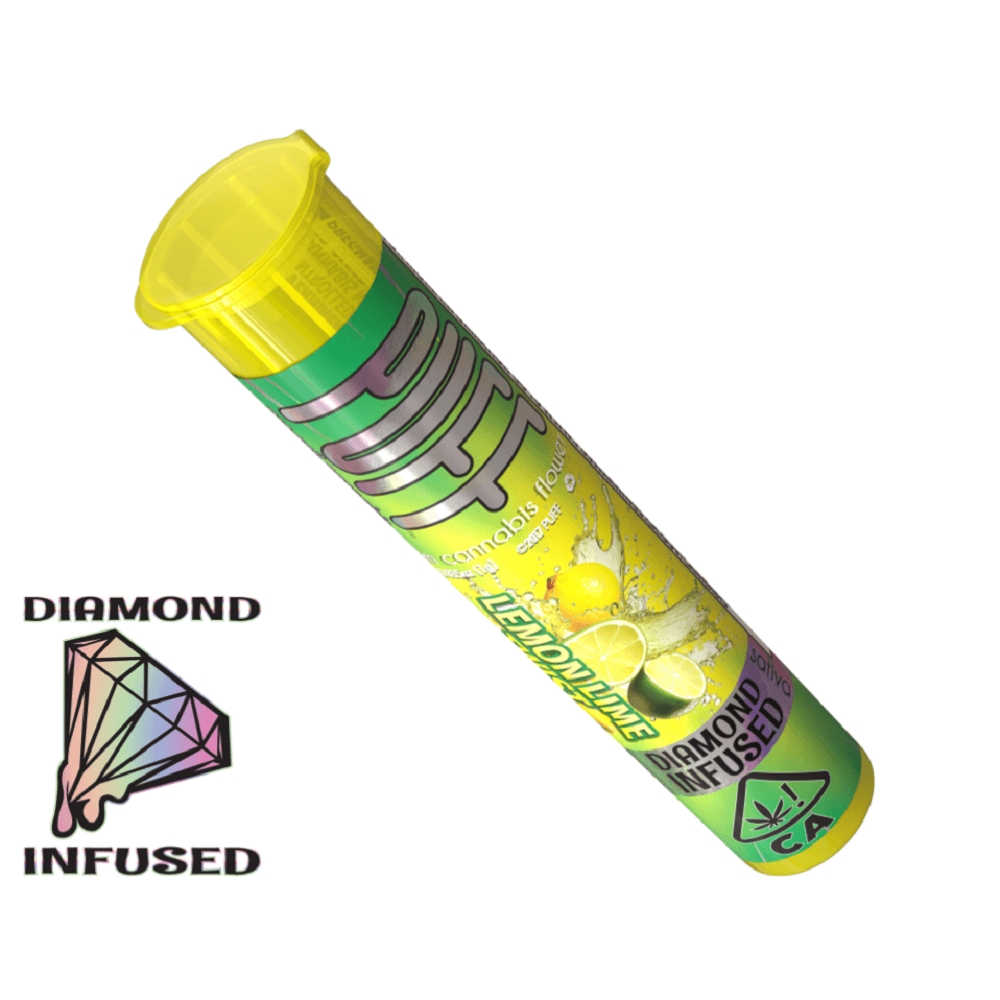 Lemon Lime Twist Diamond Infused Pre-Roll 1g PUFF