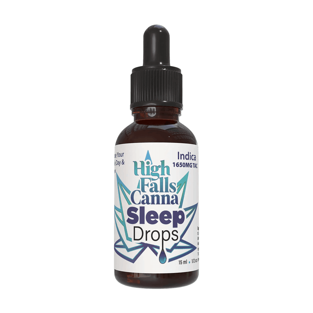 Sleep Drops • Tincture • 750mg CBN:750mg CBD:150mg THC - High Falls Canna | Treehouse Cannabis