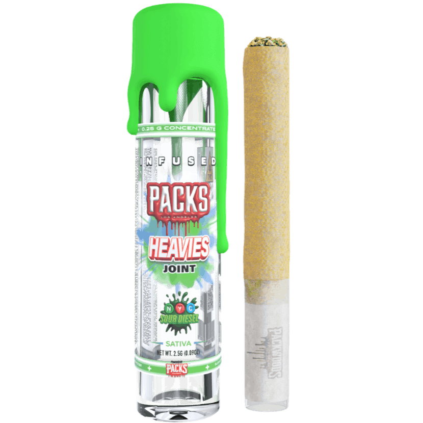 Super Sour Diesel • Infused Heavies Joint • 2.5g - PACKS LA | Treehouse Cannabis