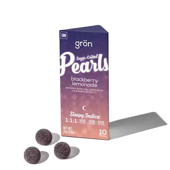 Blackberry Lemonade Pearls 1:1:1 CBD:CBN:THC • 10 Pack - Grön - EDIBLES - Rockland County Weed Delivery | Treehouse Cannabis