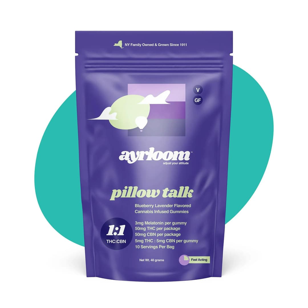 Pillow Talk 1:1 • 10 Pack Gummies • 50mg - ayrloom | Treehouse Cannabis