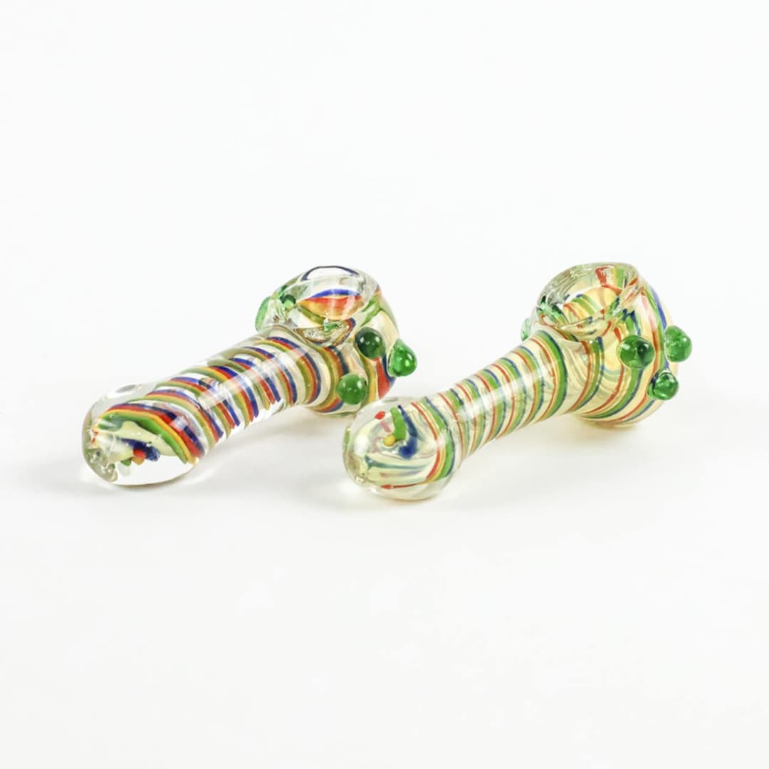 3.5" Glass Hand Pipe – Random Bowl Color -  | Treehouse Cannabis