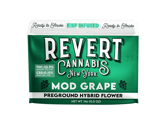 Revert Mod Grape Kief Infused Preground Flower Bag - Revert | Treehouse Cannabis - Weed delivery for New York