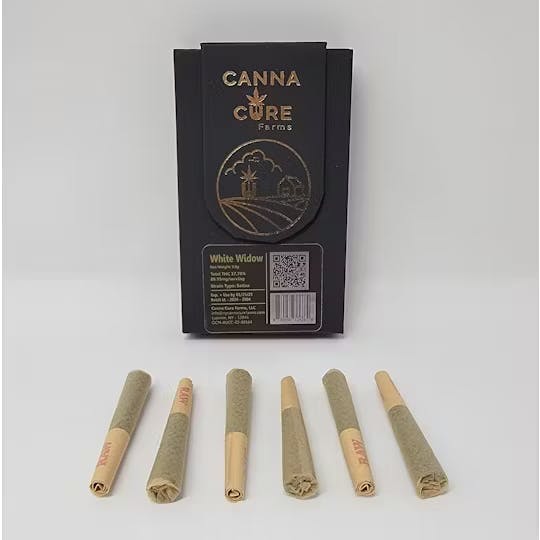 White Widow • 6 Pack Pre-Rolls - CANNA-CURE - PRE_ROLLS - Rockland County Weed Delivery | Treehouse Cannabis
