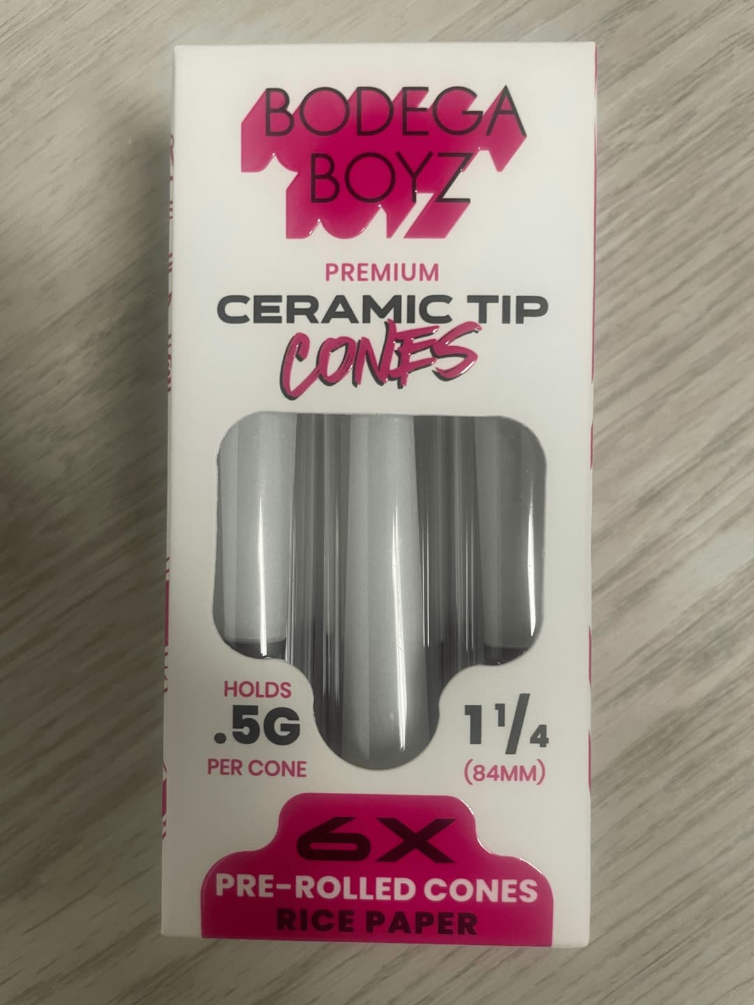 Ceramic Tip Premium Cones • 6 Pack - BODEGA BOYZ | Treehouse Cannabis