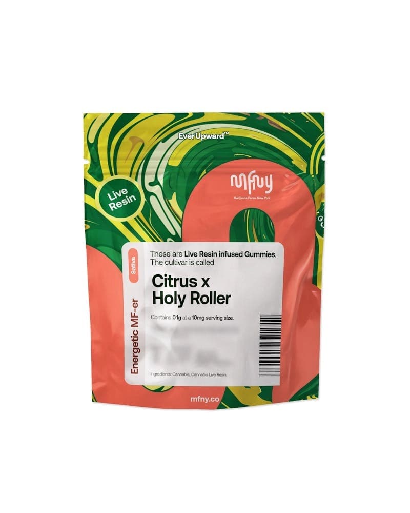 Citrus x Holy Roller • 10 Pack • Gummies • THC: 100mg - MFNY | Treehouse Cannabis