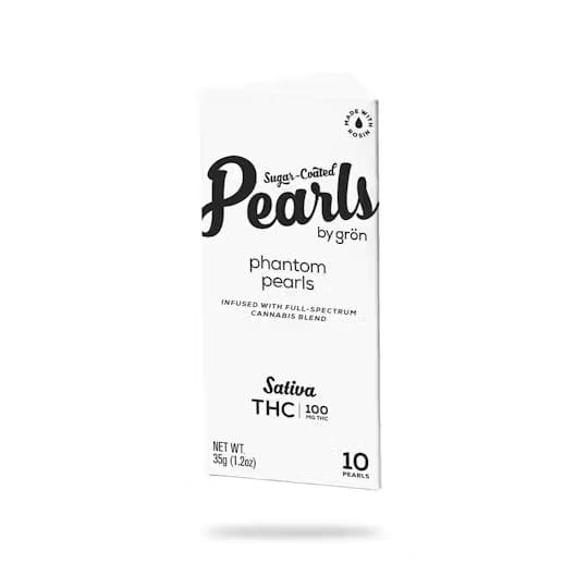 Phantom Pearls 100mg THC • Gron • 10 pack • 100mg - Grön | Treehouse Cannabis