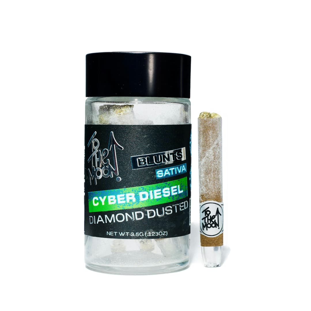 Cyber Diesel • 5 pack Diamond Dusted Blunts • 3.5g - To the Moon | Treehouse Cannabis