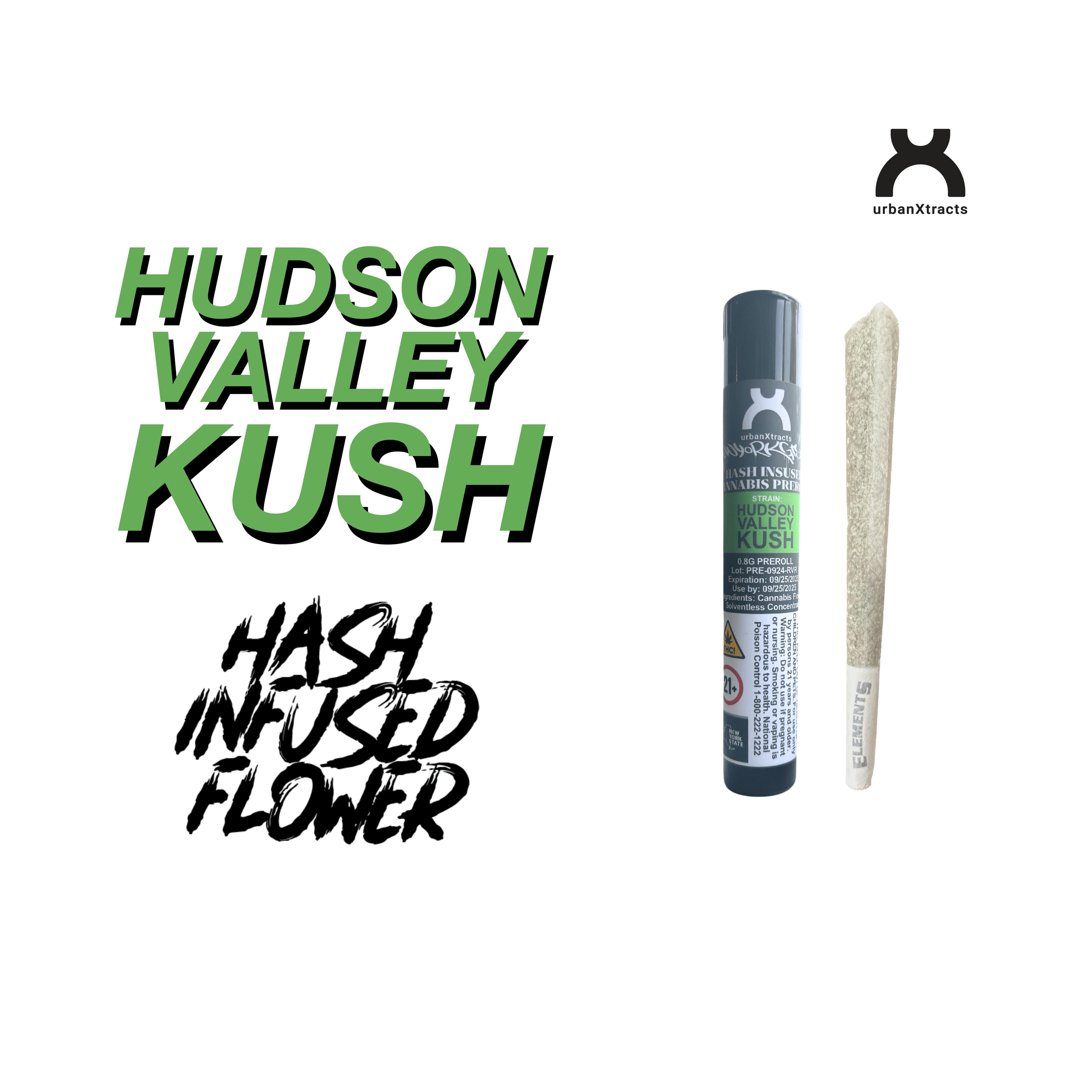 product image for Hudson Valley Kush Hash Infused Pre-Roll