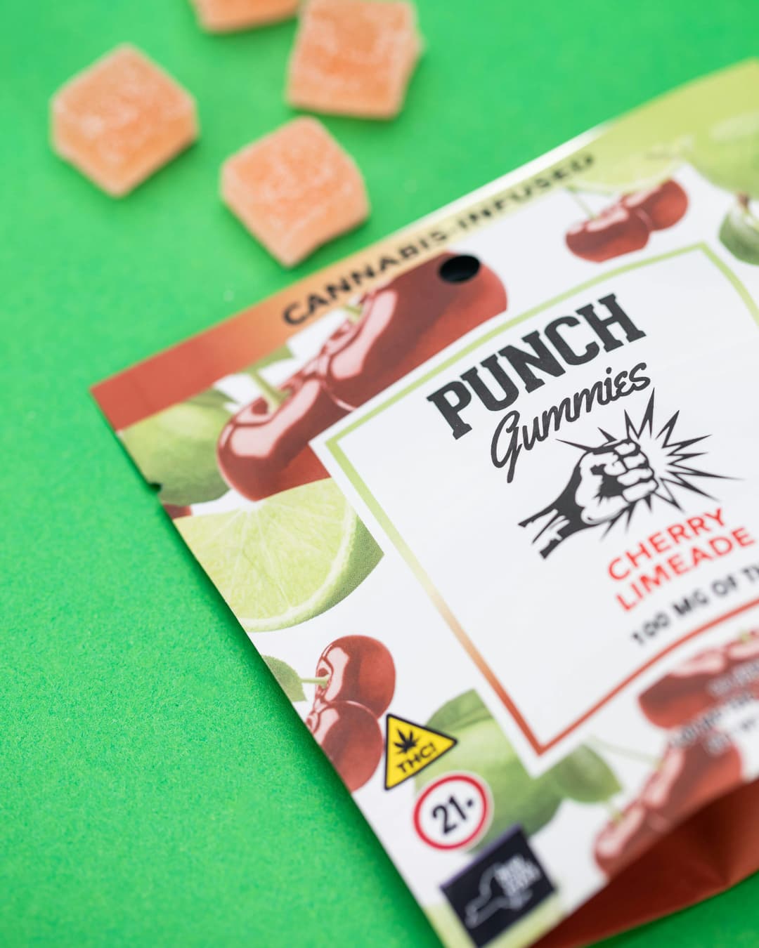 Cherry Limade Gummies - Punch Edibles | Treehouse Cannabis