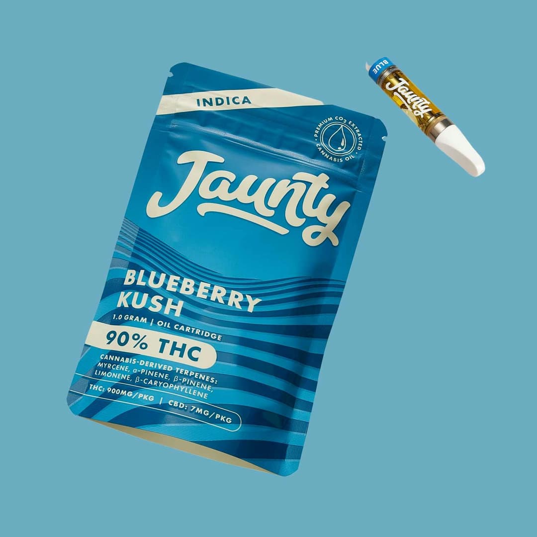 Blueberry Kush • Cartridge • - Jaunty | Treehouse Cannabis