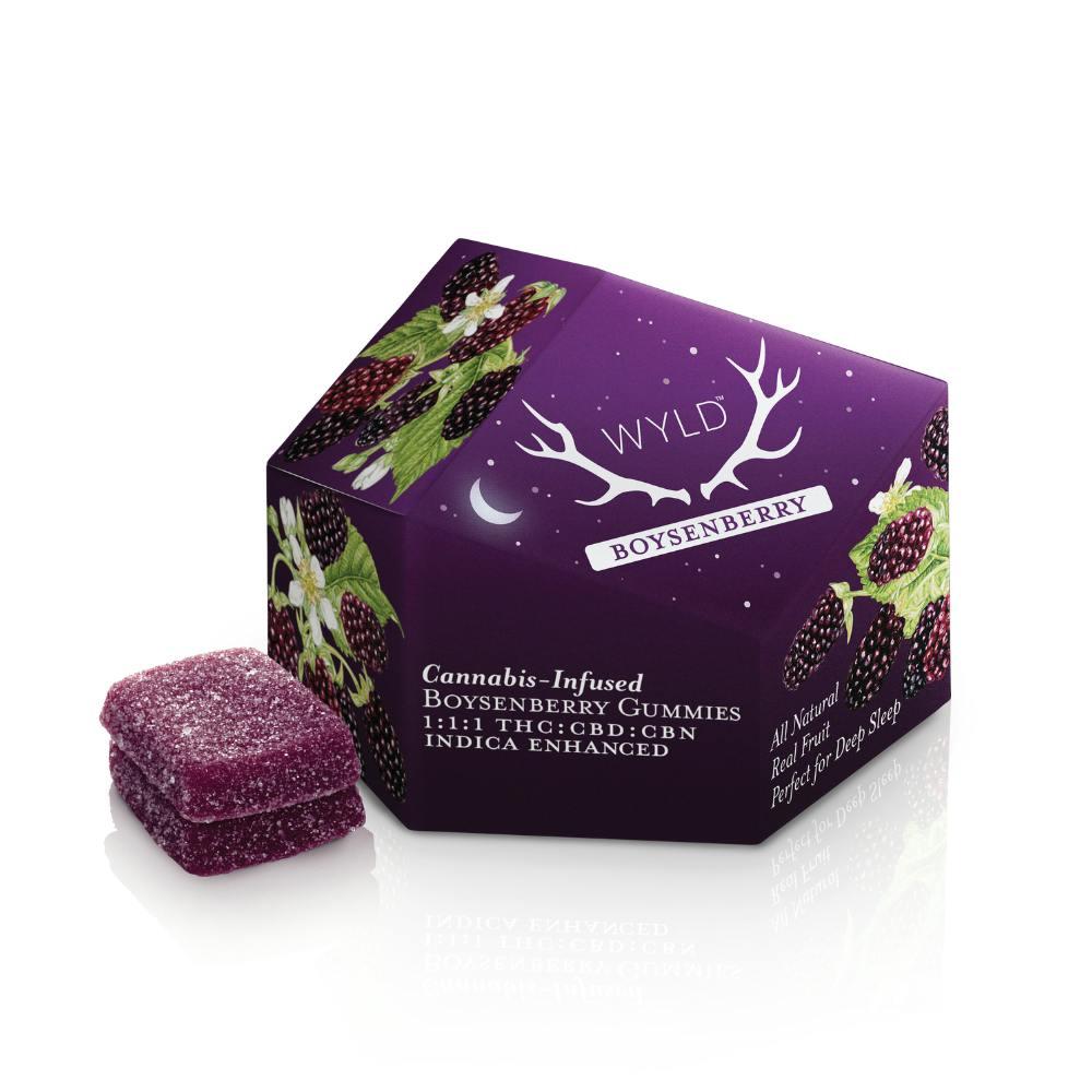 Boysenberry 1:1:1 THC:CBD:CBN • 10 Pack - undefined - EDIBLES - Rockland County Weed Delivery | Treehouse Cannabis