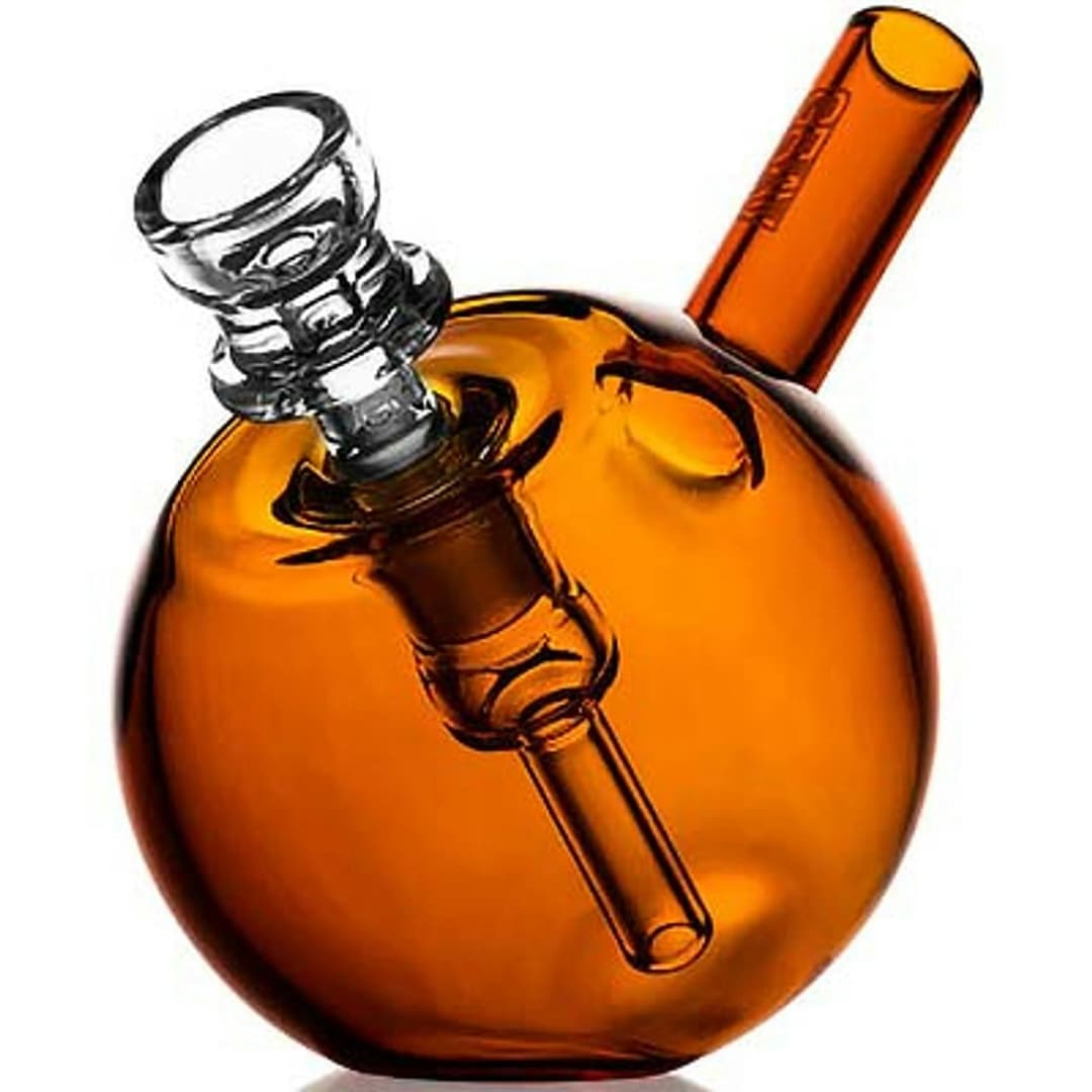 3" GRAV Spherical Pocket Bubbler - Amber - GRAV Labs | Treehouse Cannabis