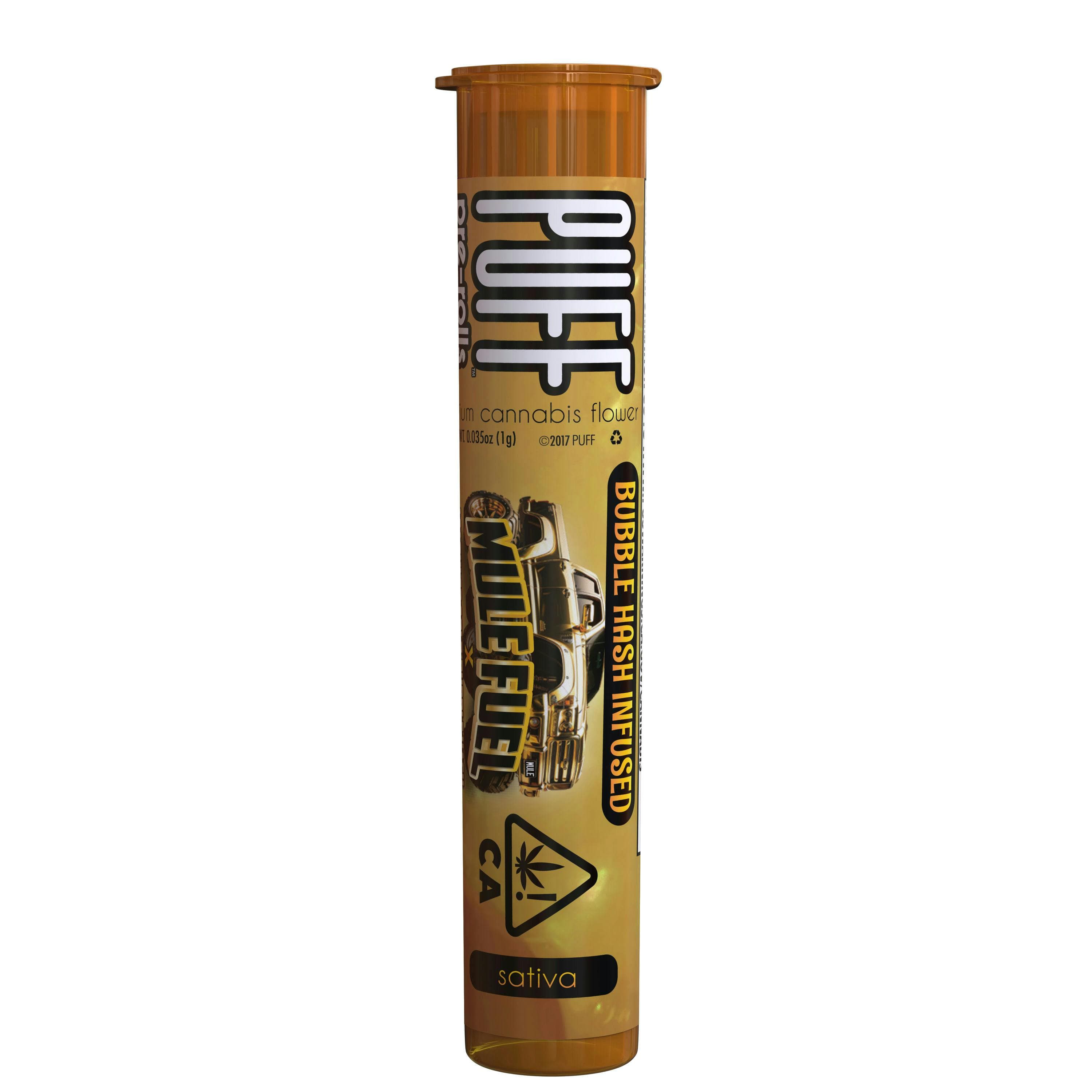 Mule Fuel x Acapulco Gold - Bubble Hash Infused pre-roll - Sativa [1g] - PUFF