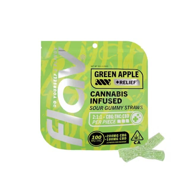 Green Apple Relief CBG Gummies • Flav • 10 pack • 100mg - Flav | Treehouse Cannabis