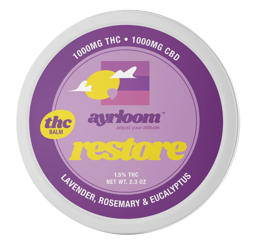 Ayrloom • Restore 1:1 Topical • 1000MG THC : 1000MG CBD - ayrloom | Treehouse Cannabis