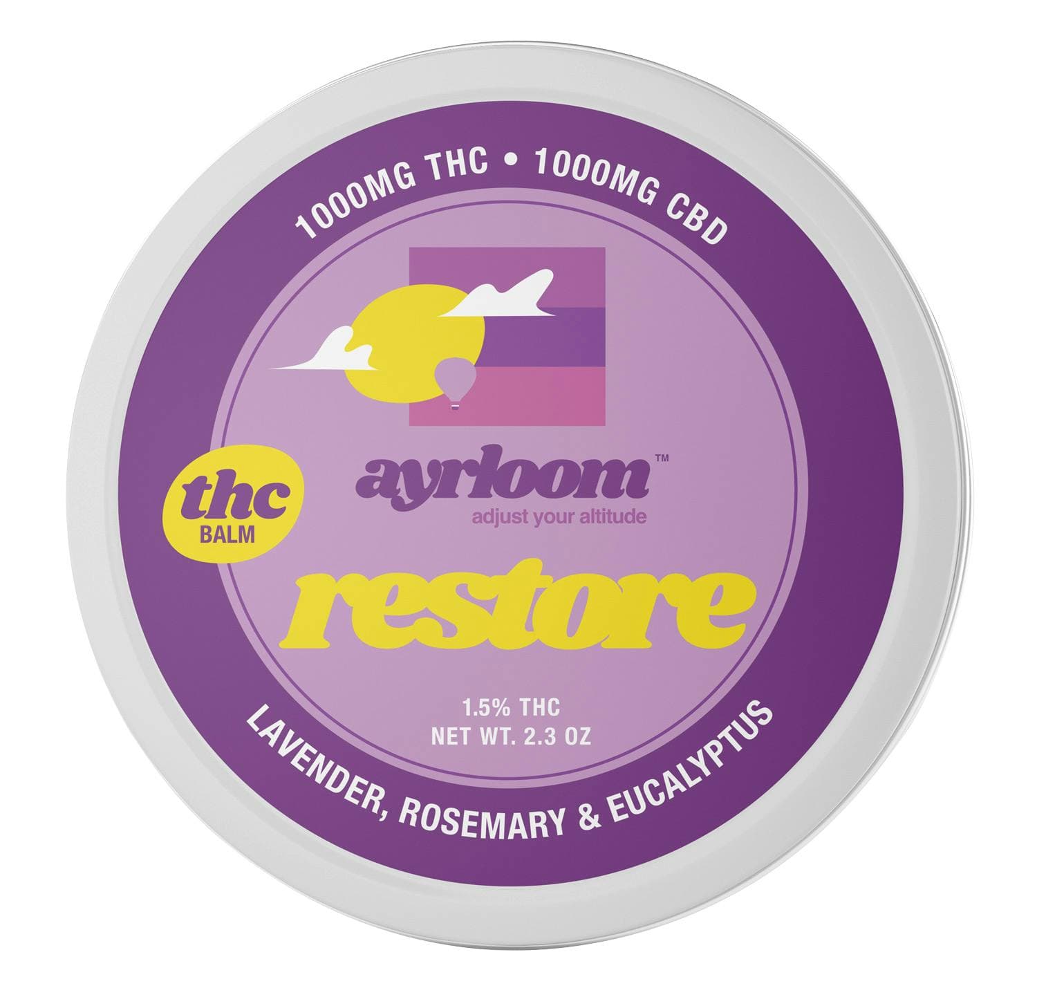 product image for Ayrloom Restore 1:1 Topical 1000MG THC : 1000MG CBD