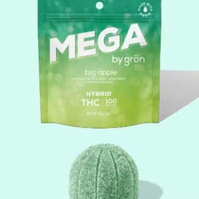 Big Apple Mega Pearl • Single Gummy • THC: 100mg - Gron | Treehouse Cannabis