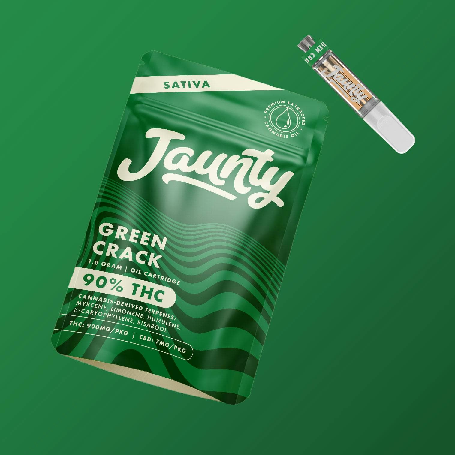 product image for Green Crack 510 Cartridge 1g