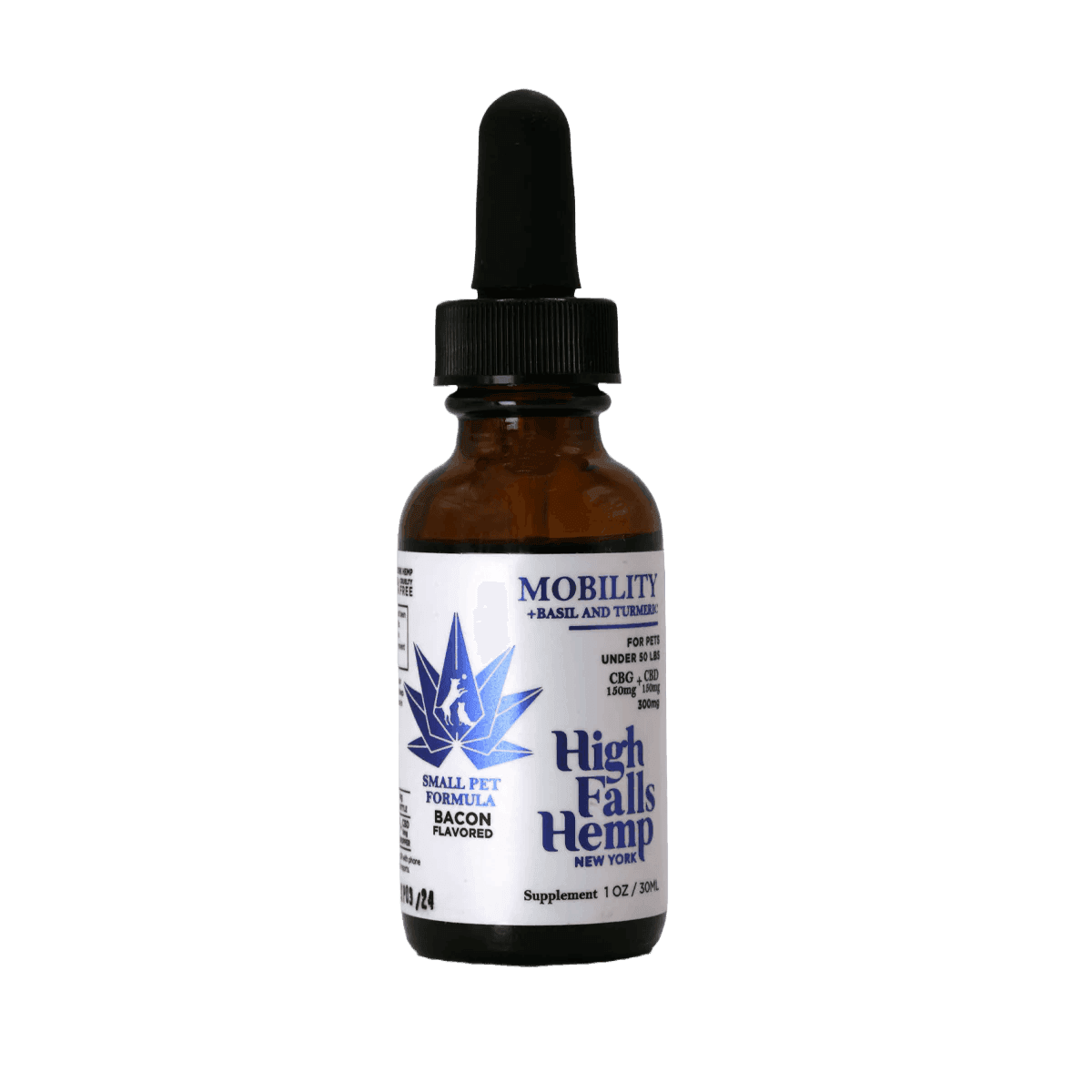 Small Dog Mobility Full Spectrum CBD Tincture • 150mg CBD • 150mg CBG - High Falls Canna - CBD - Rockland County Weed Delivery | Treehouse Cannabis