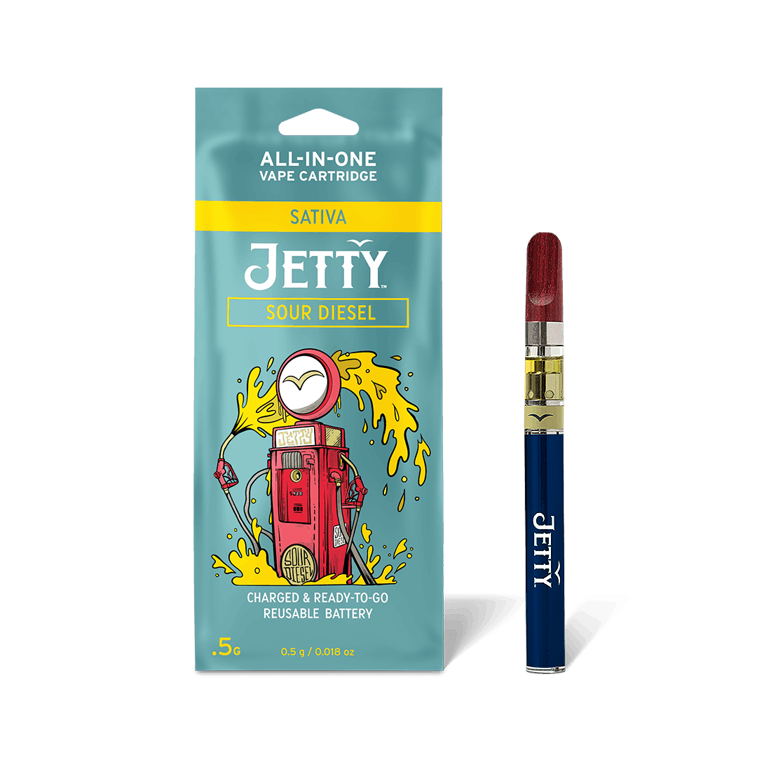 Sour Diesel High THC All-in-One Vape Pen - Jetty Extracts | Treehouse Cannabis