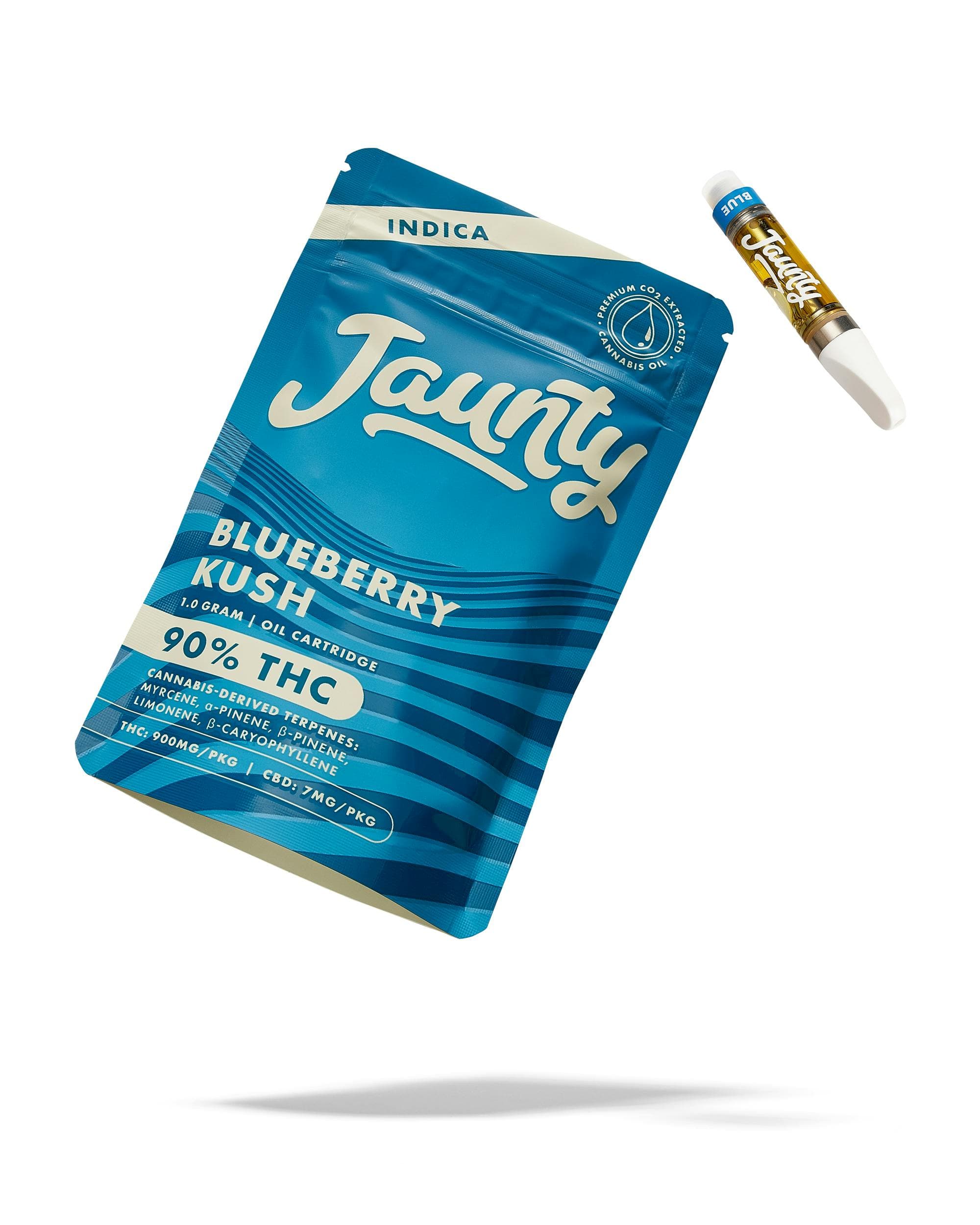 Blueberry Kush Cartridge 1g - Jaunty 