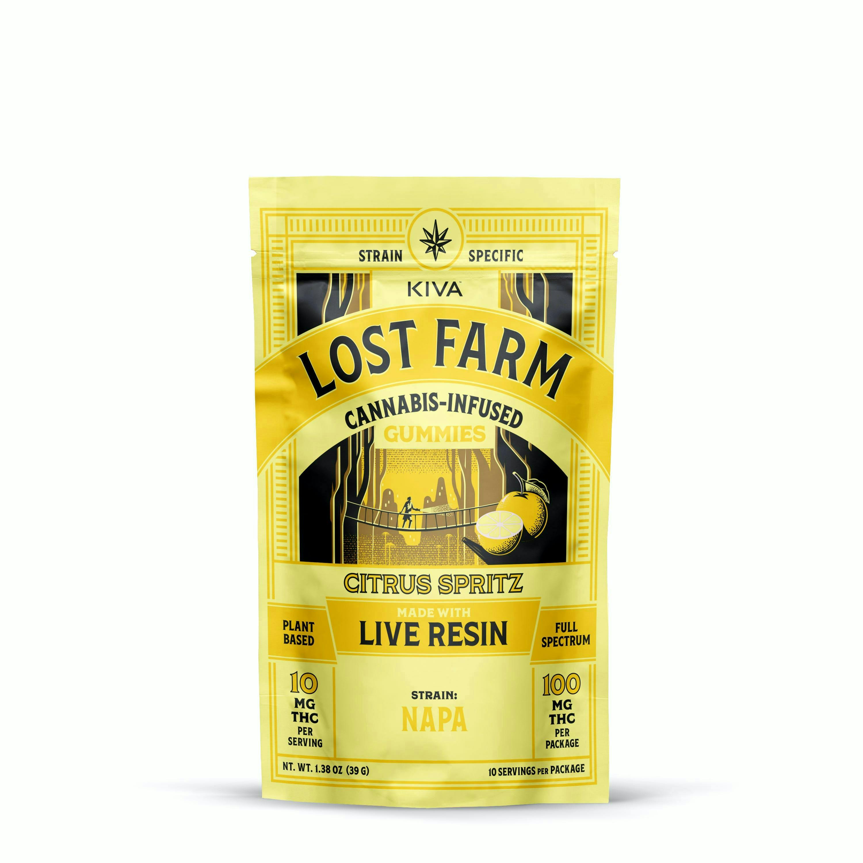 Citrus Spritz x Napa Live Resin Gummies • 10 Pack - Lost Farm | Treehouse Cannabis - Weed delivery for New York