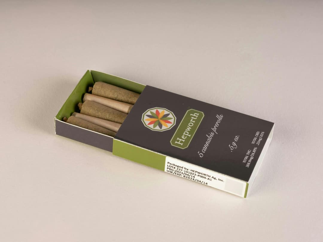 Purple Gorilla Party • Pre-Rolls • 5 Pack • 2.5g • Hepworth - Hepworth | Treehouse Cannabis