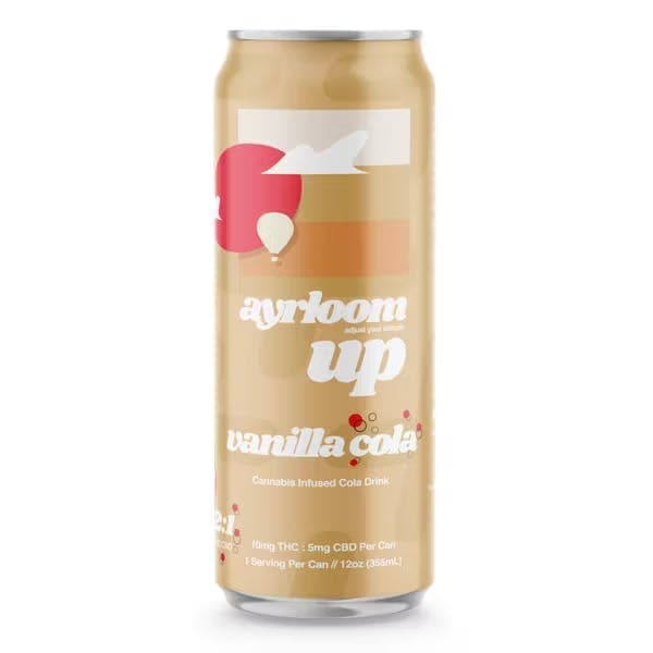 Vanilla Cola 2:1 "UP" • 4 Pack Infused Beverage • 40mg THC:20mg CBD - ayrloom | Treehouse Cannabis