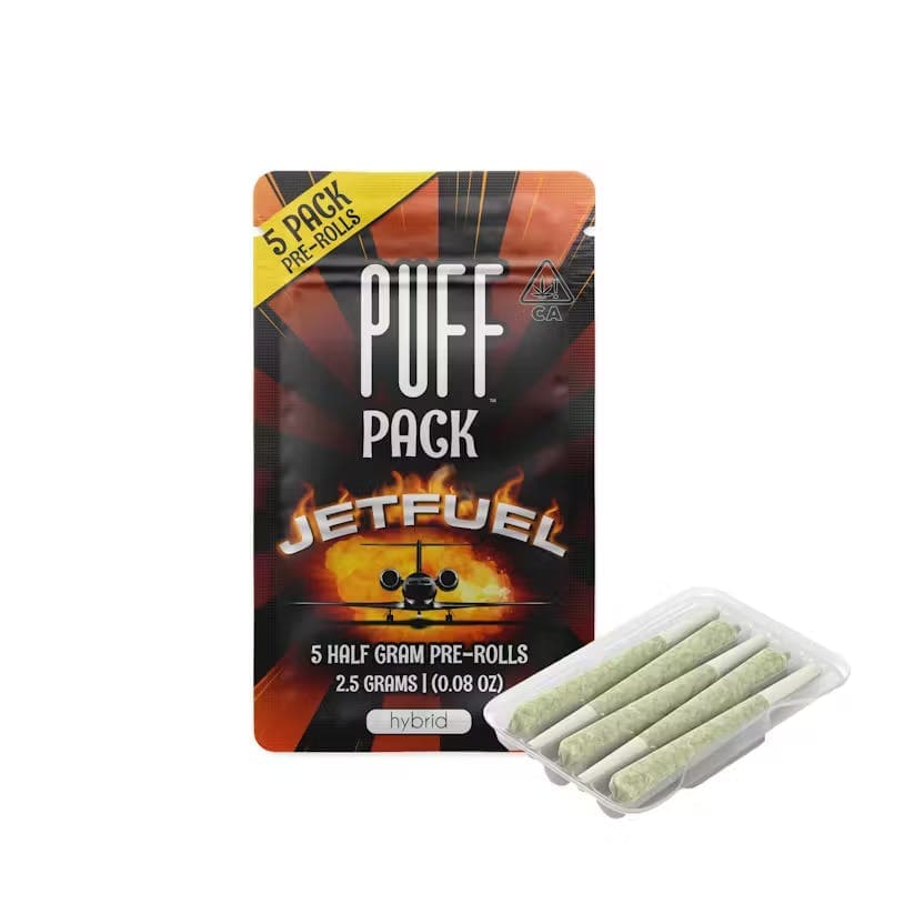 Jet Fuel - hybrid - 5 pack pre-rolls - 2.5 gram - PUFF | Treehouse Cannabis