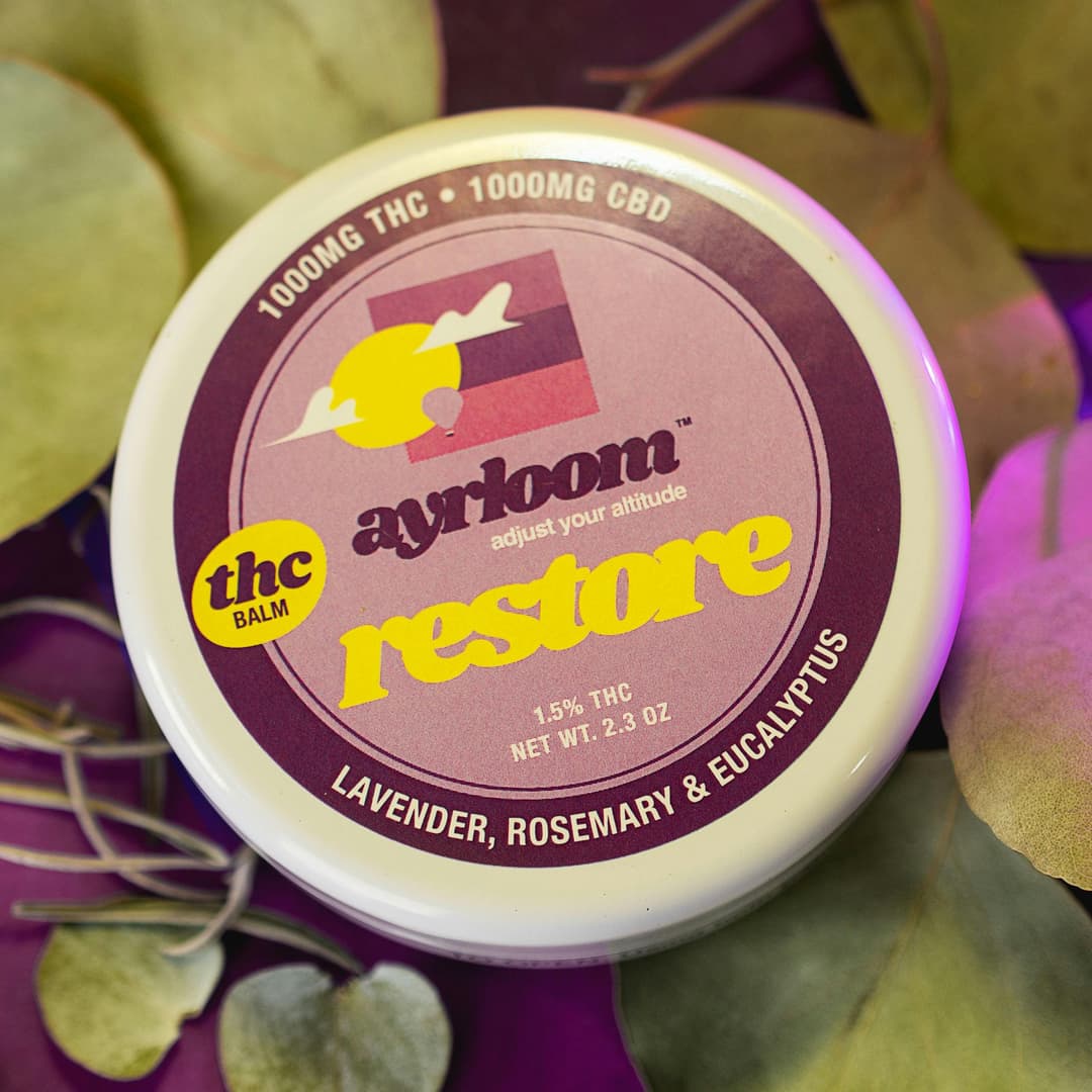 restore THC balm - ayrloom | Treehouse Cannabis