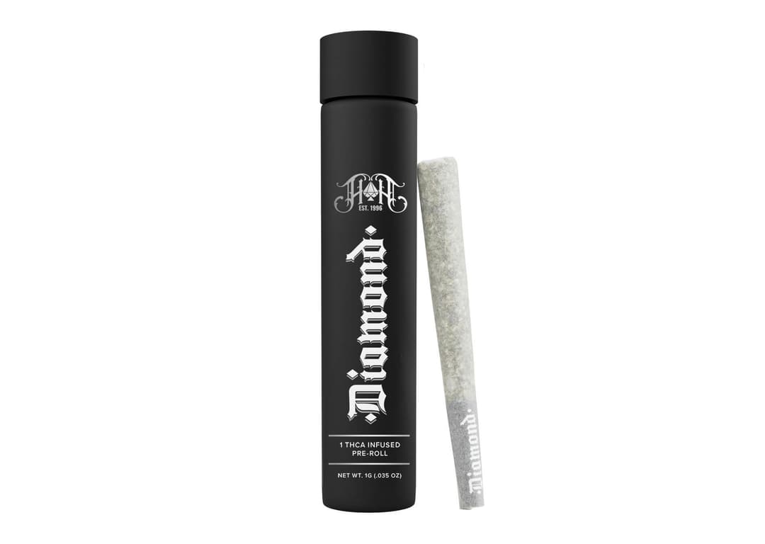 Purple Mandarin Punch Diamond Infused Pre-Roll • 1g - Heavy Hitters | Treehouse Cannabis