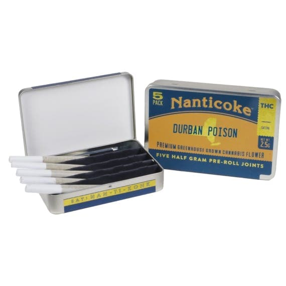 Durban Poison • Pre-Rolls • 5 Pack • 2.5g - Nanticoke | Treehouse Cannabis