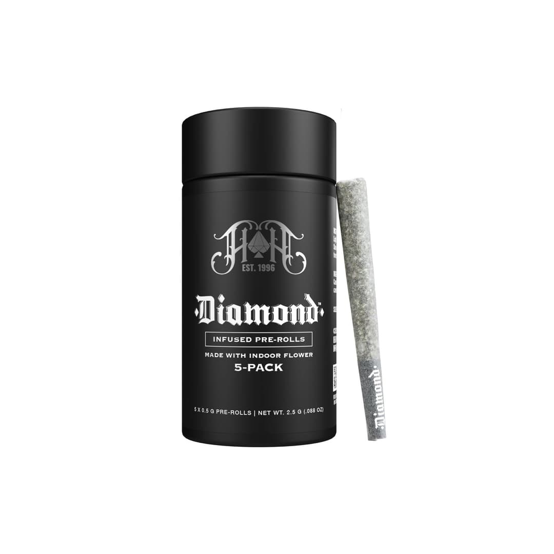 Lemon Cherry Gelato • Diamond Infused • Pre-Rolls • 5 pack - Heavy Hitters | Treehouse Cannabis