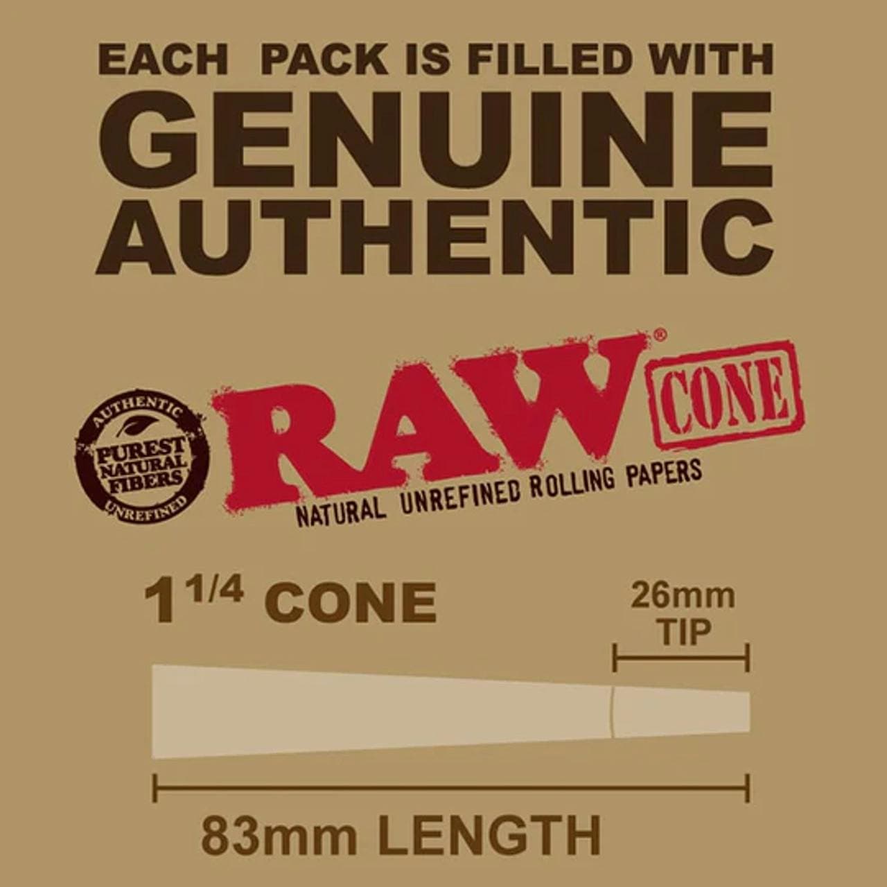 product image for Raw Classic Cones 1 1/4 6 Pack