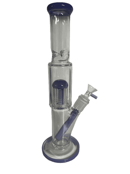 product image for 12" Color Accented Tree Perc Bong (lavender accent)