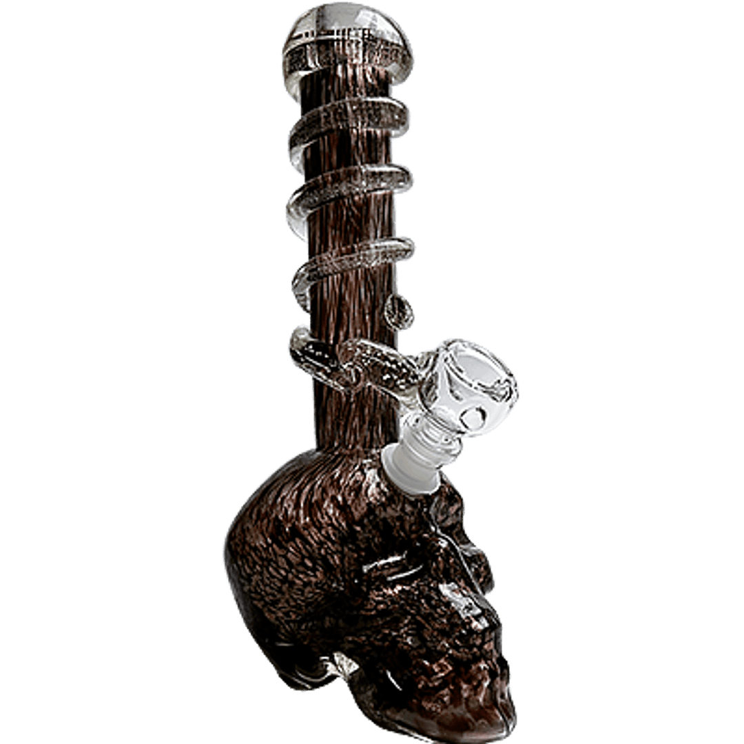 11" Soft Glass Skull Water Pipe -  | Treehouse Cannabis