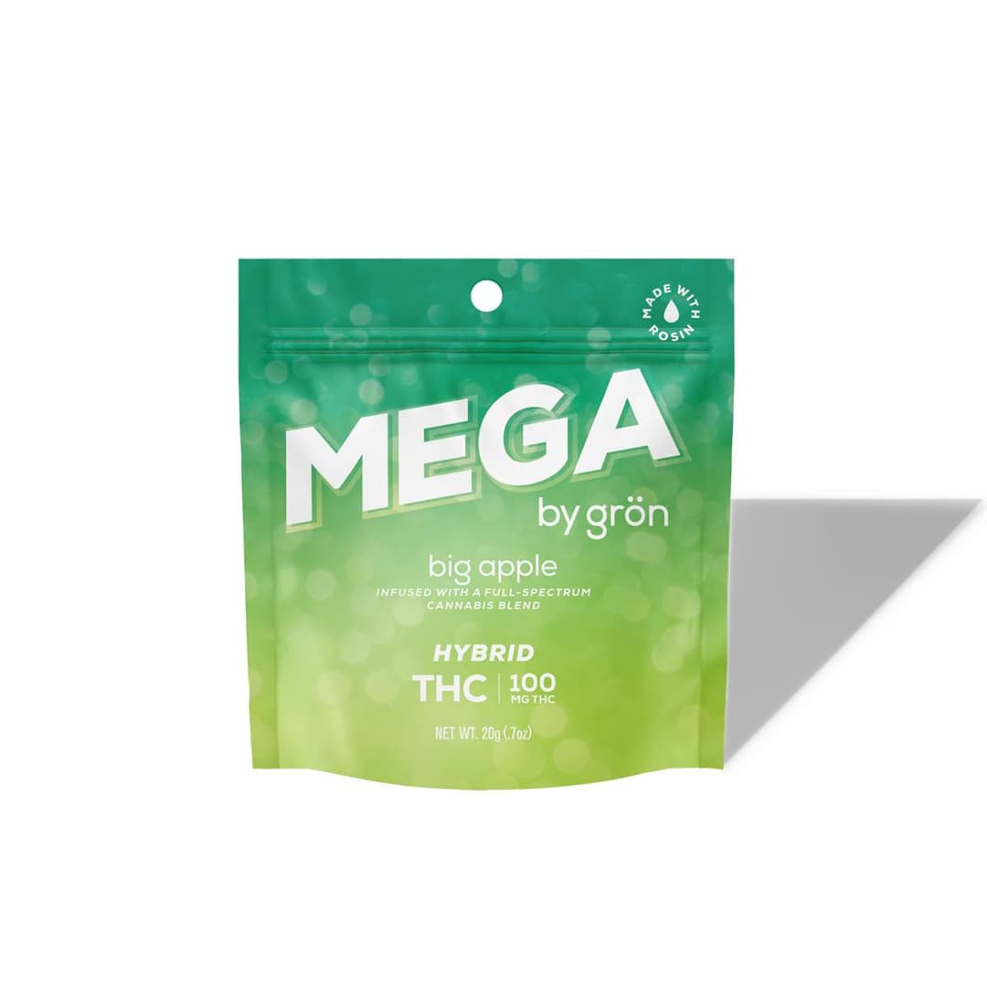 Big Apple Mega Pearl • Single Gummy • THC: 100mg - Gron | Treehouse Cannabis