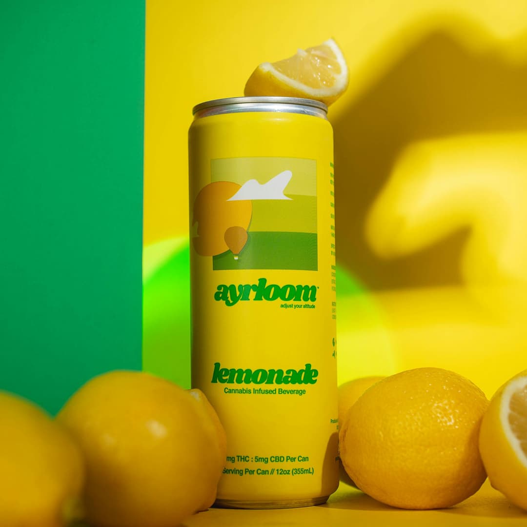 Lemonade 2:1 • Infused Sparkling Water • THC: 10mg, CBD: 5mg - ayrloom | Treehouse Cannabis