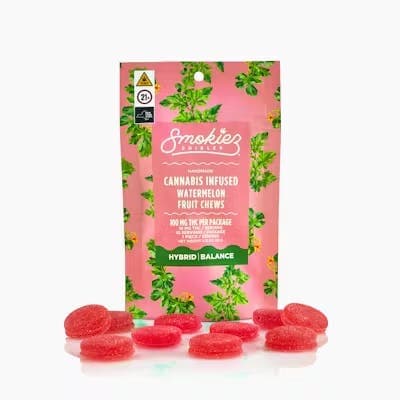 Sweet Watermelon • 10 Pack Gummies • 100mg - Smokiez | Treehouse Cannabis