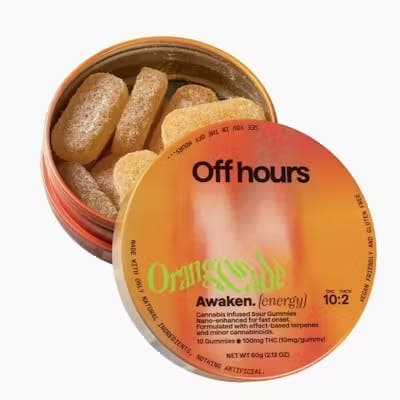 Awaken • Orangeade • 10 Pack • Gummies • THC: 100mg - Off Hours | Treehouse Cannabis