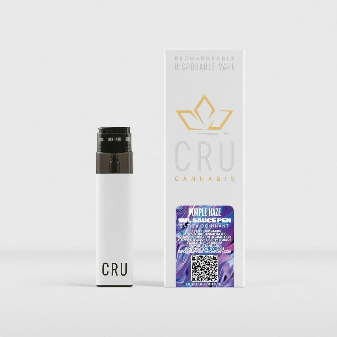 Purple Haze • AIO Disposable • .85g - CRU Cannabis | Treehouse Cannabis