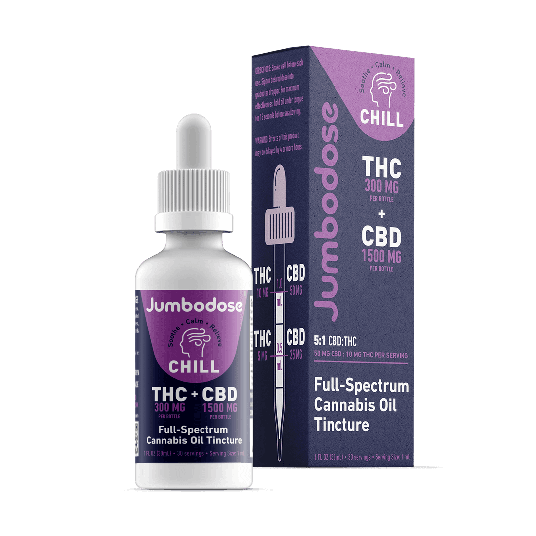 Chill Tincture • 5:1 CBD:THC • 30mL - Jumbodose | Treehouse Cannabis