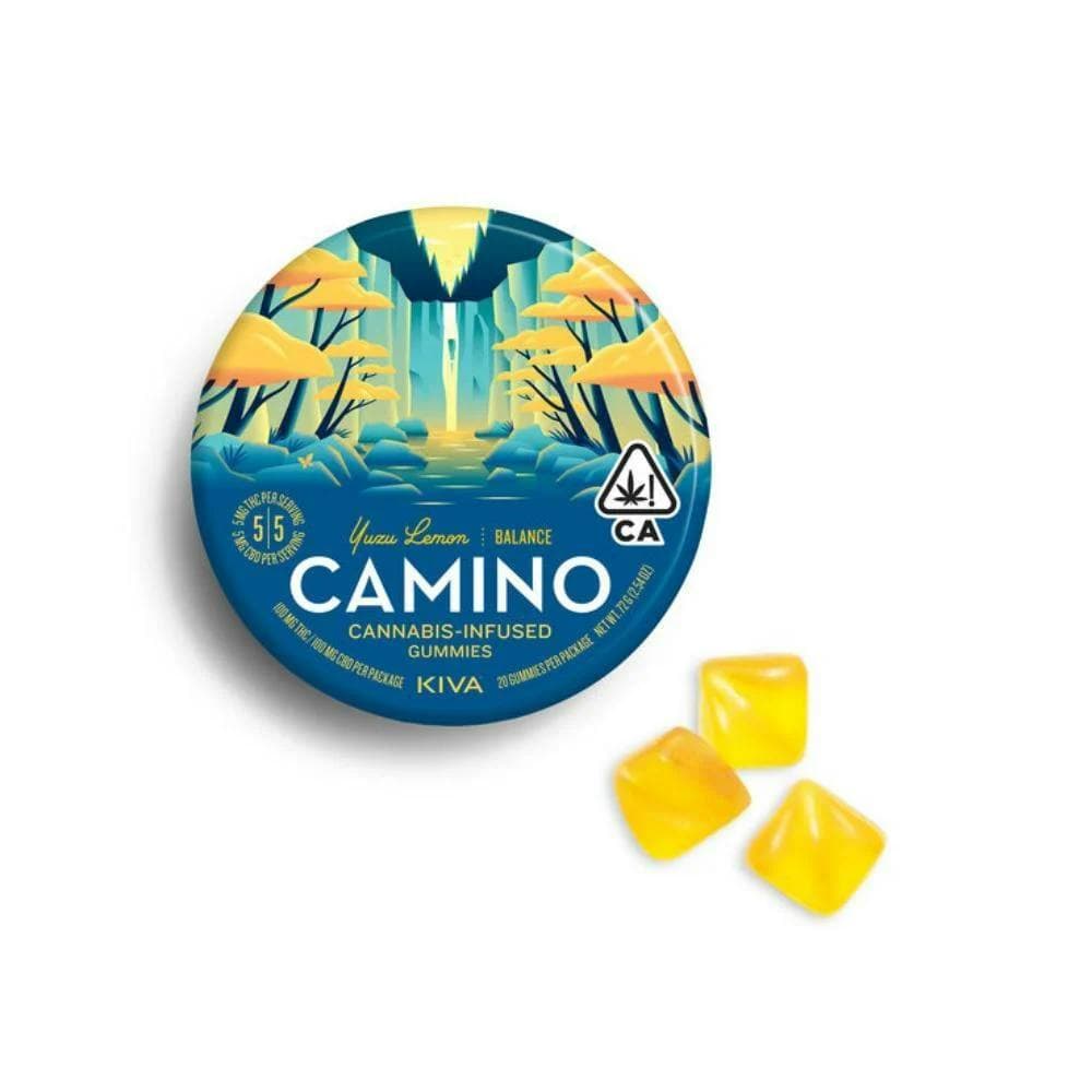 Yuzu Lemon • Gummies • 1:1 THC:CBD • 20 Pack - Camino | Treehouse Cannabis