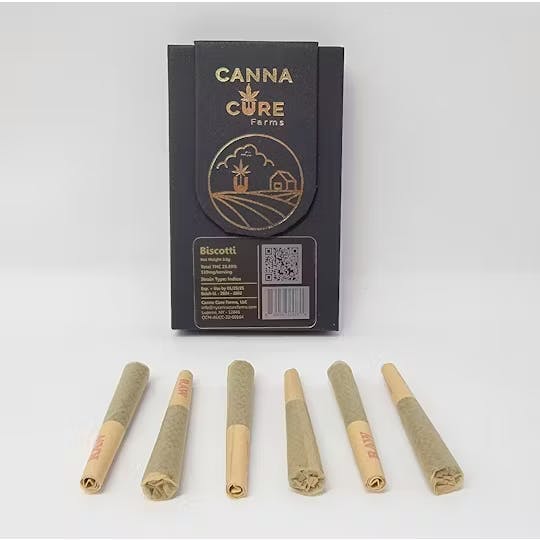 Biscotti • 6 Pack Pre-Rolls - CANNA-CURE - PRE_ROLLS - Rockland County Weed Delivery | Treehouse Cannabis