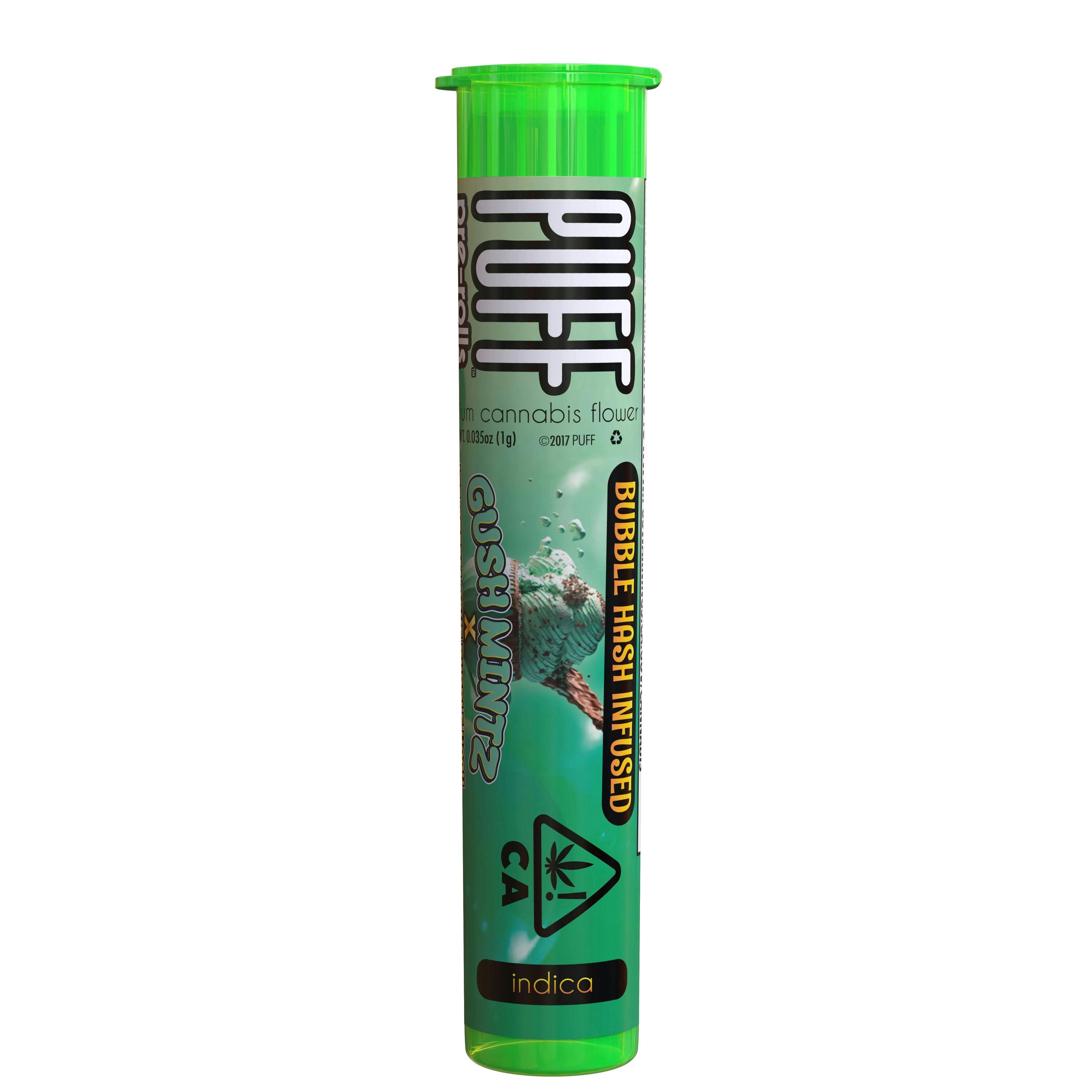 product image for Gush Mints x Ice Cream Cake Bubble Hash Infused Pre-Roll